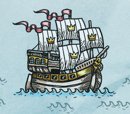 1429 Uncharted Seas schip